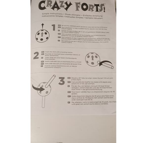 Crazy Forts 69 piece Glow in the Dark Great For Kids! EUC - Picture 6 of 7